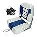 MSC Folded Boat Seat (AB-White/Blue)