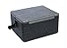 Flip-Box Mini ICELESS Insulation Box Grey - Fits 12 Cans, Collapsible, Lightweight, Portable – Great for a Lunch Box, Parties, Picnics, Camping, Beach, Tailgating, Fishing, Hunting, Boating and More!