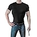 Men’s Pistol Holster Undershirt for CCW Concealed Carry, Crew Neck, All-Day-Comfort Easy Breathe Compression Fabric