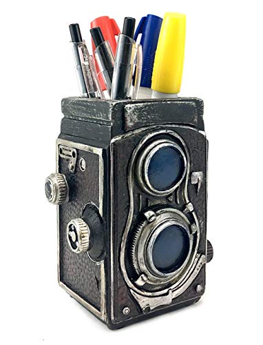 Bellaa-21390-Camera-Pencil-Holder-Retro-Pen-Desk-Organizer-Unique-Gift-5-inch