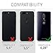 kwmobile Case for OnePlus 6 - Durable Heavy Duty Nylon Back Case Shockproof Protective Cover - Black