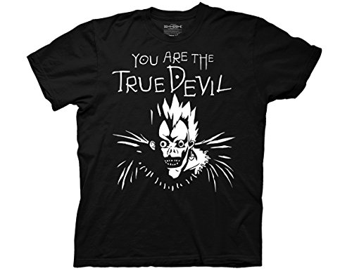 Ripple Junction Death Note You are the True Devil Adult T-Shirt Medium Black Ripple Junction Death Note You are the True Devil Adult T-Shirt Medium Black