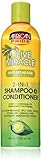 African Pride Olive Miracle 2-in-1 Shampoo & Conditioner 12 oz
