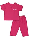 Personalized Scrubs for Children, Size 3T, Hot Pink