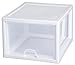 Sterilite 27 Qt./26 L Stacking Drawer, White, 4 Pack