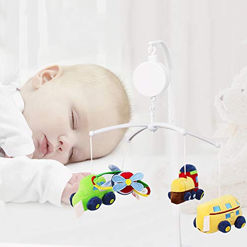 AFUNTA 26 Inch Baby Crib Mobile Bed Bell Holder Music Box Holder Toy Decoration Hanging Arm Bracket Baby Bed Stent Set Nut Screw - Thumbnail 5