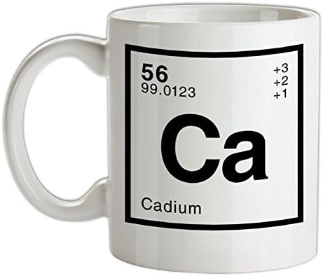 CADI - Periodic Element White Ceramic Coffee Mug 11oz