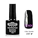 Perfect Summer Black Colors Gel Nail Polishes UV/LED Light Soak Off Nail Lacquers French Manicure Art (10ml,1 bottle)