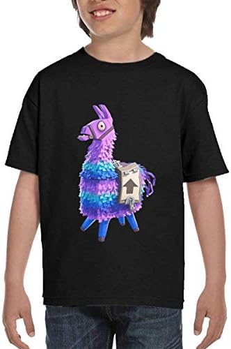 Fortnite Llama Unicorn Youth Unisex Kids Short Sleeve T-Shirts Tees