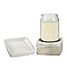 Elanze Designs Footprints in The Sand Ceramic Stoneware Electric 2 in 1 Jar Candle and Wax and Oil Warmer