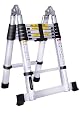 Telescoping A Frame Ladder Extension Ladders 12.5 Feet 330 Pounds Capacity