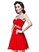Red Beaded Chiffon Bridesmaid dresses for Weddings Short,Red,12
