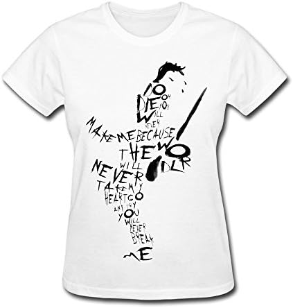 JIAYOUCT Women's My Chemical Romance Art T-shirt White