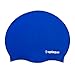 Silicone Solid Swim Cap - Waterproof, Comfortable Stretch Fit, For Men and Women, Suitable For Long Hair - For Swimming, Diving & Snorkeling - By Splaqua