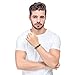 Jstyle Stainless Steel Mens Braided Leather Bracelet Bangle Rope Magnetic-Clasp 8.5 Inch