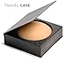 Nippies Nipple Covers for Women with Travel Case, Reusable Nipple Pasties with Skin-Safe Adhesive, Invisible Braless Solution under Clothing - Original Circle Covers, Caramel, Size 2 (Fits D+ Cups)