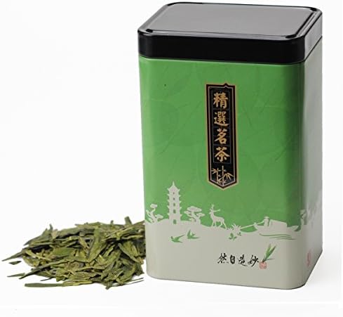 WES Best Quality Famous Hangzhou Organic Dragon Well Green Tea In West Lake, 3.53OZ Loose Xihu Longjing Tea