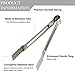 7 Inches Premium Stainless Steel Ice Tongs by Okey Kitchen, Mini Serving Sugar Tongs for Home, Kitchen, Bar, Food, Catering, Ice Bucket, Restaurant and Party (Silver)