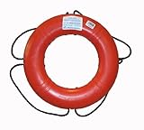Dock Edge + Inc. USCGA Approved Life Ring Buoy (Orange, 24-Inch)