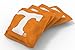Wild Sports NCAA College Tennessee Volunteers Orange Authentic Cornhole Bean Bag Set (4 Pack)