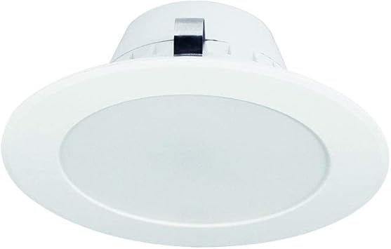 lampara downlight led empotrado en techo blanco calido color blanco tecnolite re1054bbcb