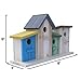 23 Bees 4 Hole Bird House for Outside/Indoors/Hanging | Kits for Children & Adults | Decorative Birdhouse &Home Decoration | Outdoors Feeder for Birds, Bluebirds, Wrens & Chickadees | All Weather