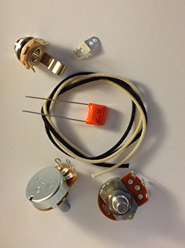 Basic Wiring Harness Kit For P Bass US Spec Alpha Pots .047uf 716p Orange Drop