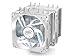 DeepCool NEPTWIN white version CPU Cooler 6 Heat pipes Twin-tower Heatsink Dual 120mm white LED Fans (NEPTWIN WHITE), AM4 Compatible