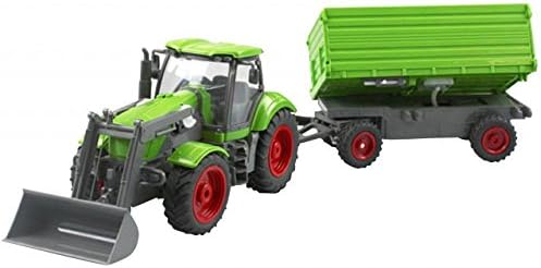 Cartronic Cartronic90103 RC Scale 1: 28 Farm Tractor with Tipping Trailer