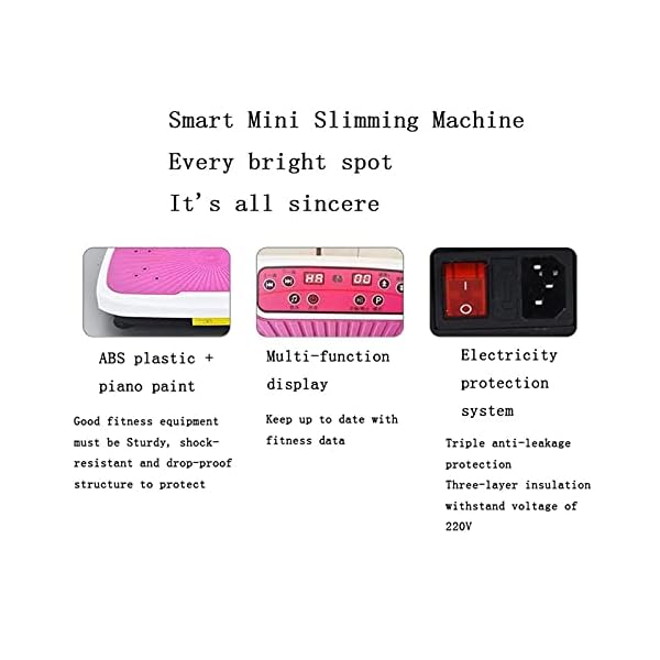 Vibration-Power-Plates-Vibration-Plate-Machine-With-Bluetooth-Speaker-5-Program-Modes-2-Resistance-Bands-Vibration-Fitness-Trainer-For-Weight-Loss-Body-TonColorPink-Vibration-Exercise-Mach Vibration Power Plates, Vibration Plate Machine With Bluetooth Speaker, 5 Program Modes, 2 Resistance Bands, Vibration Fitness Trainer For Weight Loss & Body Ton(Color:Pink Vibration Exercise Mach