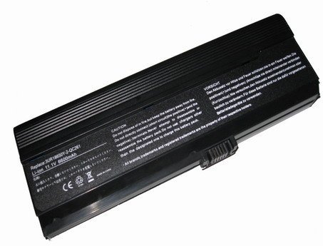 Super-Capacity Li-ion Battery For Acer Aspire 3050 3680 5050 5570 5580 TravelMate 3270 2480 3260 series replace CGR-B/ 6H5 3UR18650Y-2-QC261 LC.BTP00.001 series Ac Laptop Notebook Main Battery [ 7800mAh 9 Cells]