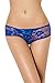 MidLove Women's Crotch Panties Lace Knickers Panty with Bow (Medium, Blue)