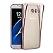 AMUOC Galaxy S7 Edge Case,Premium Bumper TPU / PC Scratch Resistant Cases rose gold