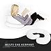 Restorology Full 60-Inch Body Pregnancy Pillow - Maternity & Nursing Support Cushion and Body Pillow with Washable Cover
