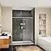 SUNNY SHOWER B020, Frameless Bypass Sliding Shower Doors, 56