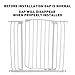 Dreambaby Chelsea Extra-Tall & Wide Auto-Close Security Baby Safety Gate-White-Model F191W