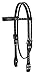 Weaver Leather Roundtable Browband Headstall, Black (10-0462)