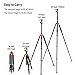 ZOMEI Heavy Duty Camera Tripod Travel Z818 Aluminium Alloy Monopod with 360 Panorama Ball Head Quick Release Plate(Orange)
