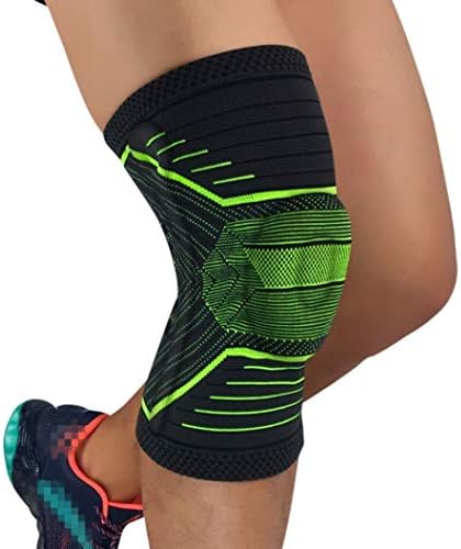 HSENA Knee Sleeves Silicone Padded Knee Pads Supports Brace Basketball Fitness Meniscus Patella Protection Kneepads Sports Safety Knee Support