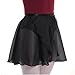 GOGO TEAM Child & Adult Sheer Wrap Skirt Ballet Skirt Ballet Dance Dancewear BLACK-ADULTL