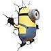 3DLightFX Minions Stuart 3D Deco Light