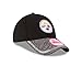 New Era NFL Pittsburgh Steelers 2016 Women's Training Camp LS 9TWENTY Adjustable Cap, One Size, Black/Gray Heather