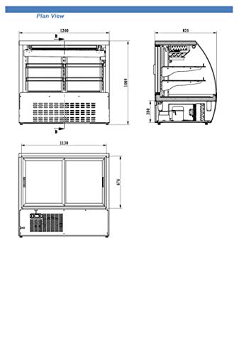 New 48" Xiltek ALL STAINLESS STEEL Commercial Curved Glass Refrigerated Deli Case Display Case With LED Lighting