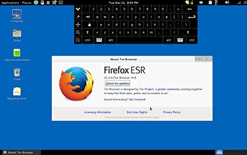 Linux Tails Veilig besturingssysteem Anoniem browsen op opstartbare USB. - Image 4