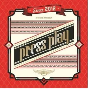 Kpop CD, BTOB - Press Play (2nd Mini Album) CD + Poster + Free Gift(Folded Poster)