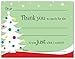 MyExpression.com 20 cnt Decorated Tree Kids Christmas Fill-in Thank You Cards and Envelopes