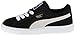 PUMA Suede Junior Sneaker (Little Kid/Big Kid) , Black/White, 2.5 M US Little Kid