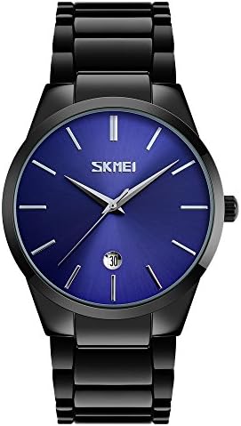 Mens Quartz Dress Watches Waterproof Stainless Steel Metal Wristwatch Casual Simple Watch