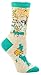 Blue Q Women's Novelty Crew Socks - Sup Nerd (Womens Size 5-10)