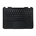 Rinbers for Lenovo Chromebook N22 Laptop Black Upper Case Palmrest Keyboard Touchpad Assembly Replacement Part 37NL6TC0090 5CB0L02103